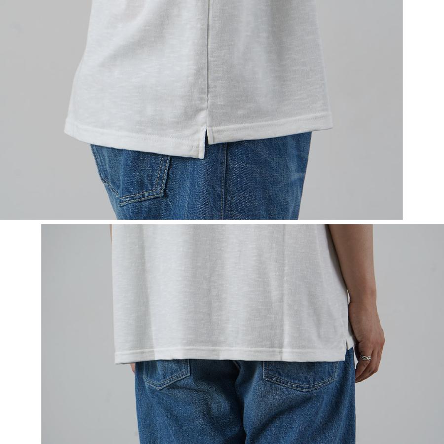 TIEASY（ティージー） HDCS ライト ビッグ ボートネック Tシャツ 日本製 / メンズ バスクシャツ 半袖 無地 | TIEASY | 20