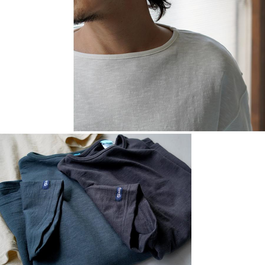 TIEASY（ティージー） HDCS ライト ビッグ ボートネック Tシャツ 日本製 / メンズ バスクシャツ 半袖 無地 | TIEASY | 17