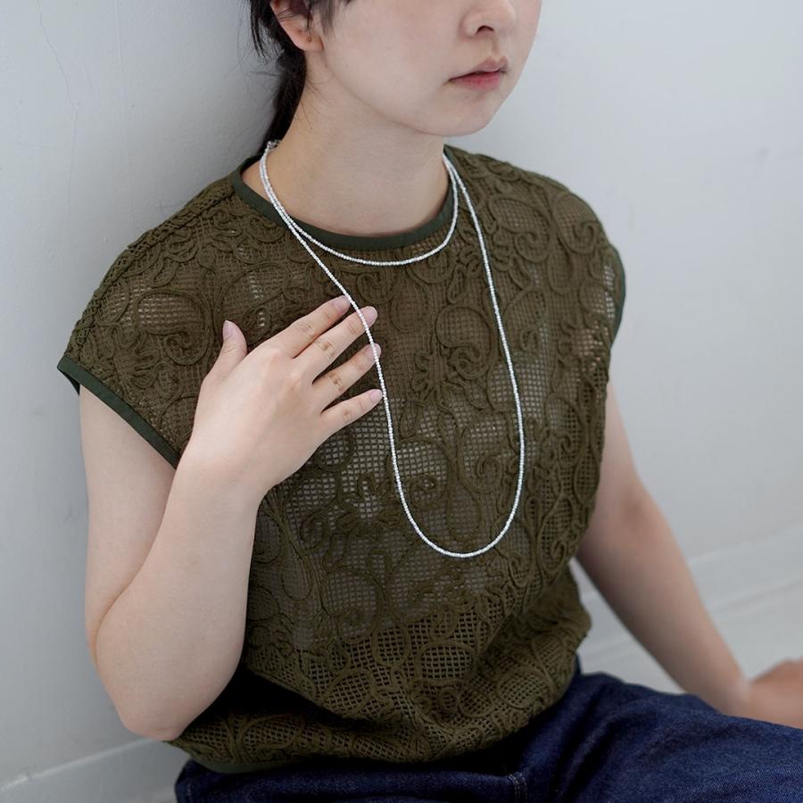 phaduA（パ・ドゥア） マザーオブシェル 2mm カットビーズ ネックレス / アンクレット レディース メンズ 天然貝 | ROCOCO | 09