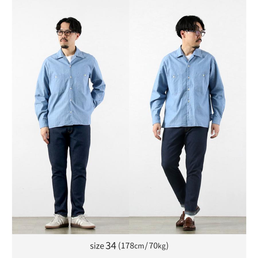 Blue refabric（ブルーリファブリック） プレップ 8oz セルヴィッジ サマーデニム 日本製 / メンズ ジーンズ |  | 04