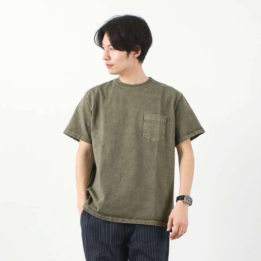 GOOD ON（グッドオン） 別注 ヘビー セットインスリーブ 半袖 ポケットTシャツ / メンズ カットソー 無地 | GOOD ON | 22