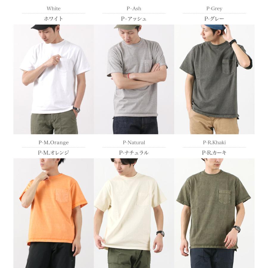 GOOD ON（グッドオン） 別注 ヘビー セットインスリーブ 半袖 ポケットTシャツ / メンズ カットソー 無地 | GOOD ON | 11