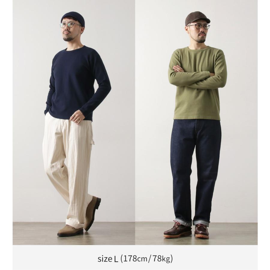 BARNS（バーンズ） カラー別注 ヘビースパンフライス ロングスリーブTシャツ / メンズ カットソー 厚手 ストレッチ 日本製 | BARNS OUTFITTERS | 09