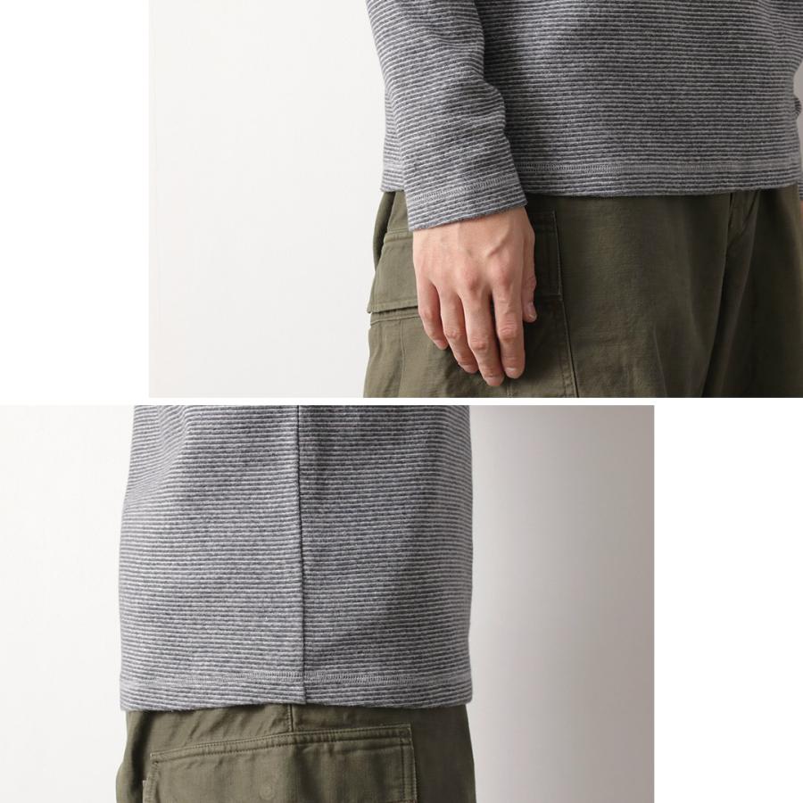BARNS（バーンズ） カラー別注 ヘビースパンフライス ロングスリーブTシャツ / メンズ カットソー 厚手 ストレッチ 日本製 | BARNS OUTFITTERS | 15