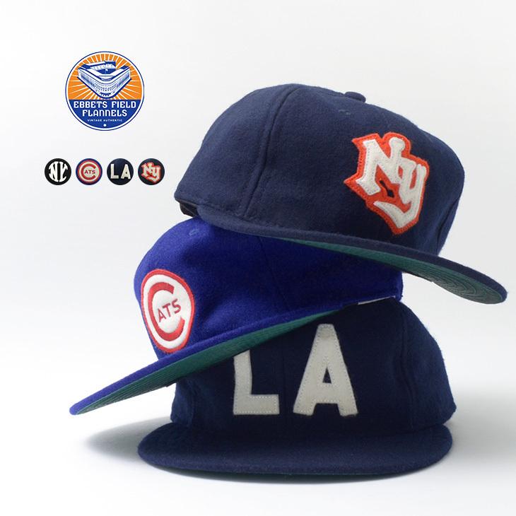 人気特価激安 Ebbets Field Flannels エベッツフィールドフランネルズ ウール ベースボール キャップ メンズ レディース アメリカ製 人気ブランドを Zoetalentsolutions Com