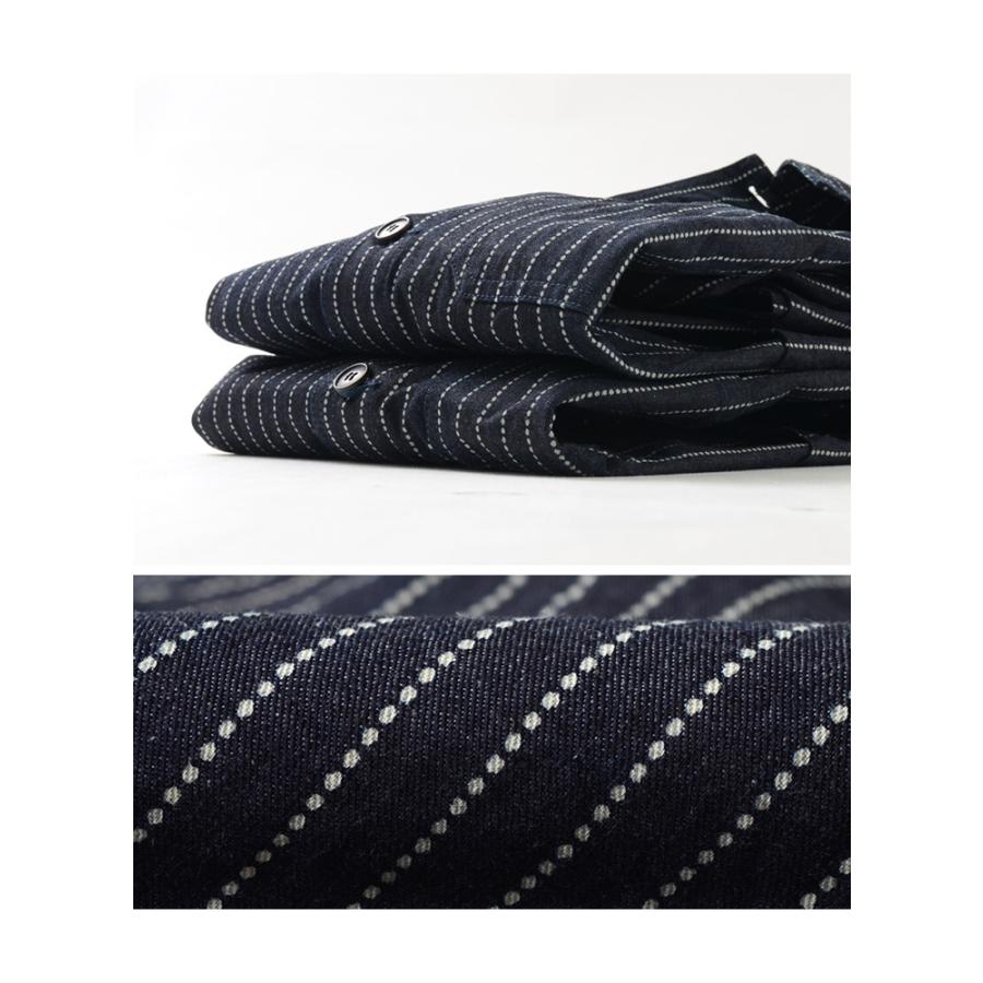 FOB FACTORY（FOBファクトリー） F2408 フレンチ デニムコート ウォバッシュ / コットン / メンズ / 日本製 | FOB FACTORY | 05