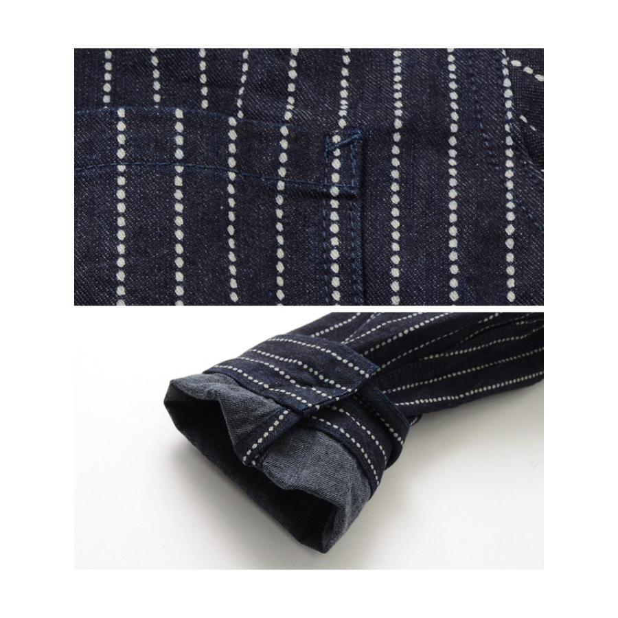 FOB FACTORY（FOBファクトリー） F2408 フレンチ デニムコート ウォバッシュ / コットン / メンズ / 日本製 | FOB FACTORY | 09