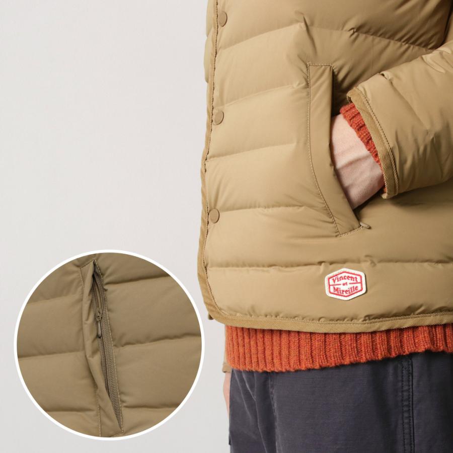 VINCENT ET MIREILLE（ヴァンソン エ ミレイユ） ステッチレス ダウン カーディガン / メンズ インナーダウン | VINCENT ET MIREILLE | 13
