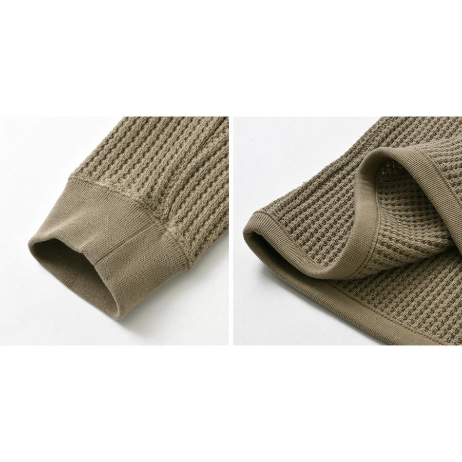 TIEASY（ティージー） 別注 スーパーサーマル ヘンリーネック Tシャツ 長袖 無地 メンズ コットンニット 日本製 | TIEASY | 15