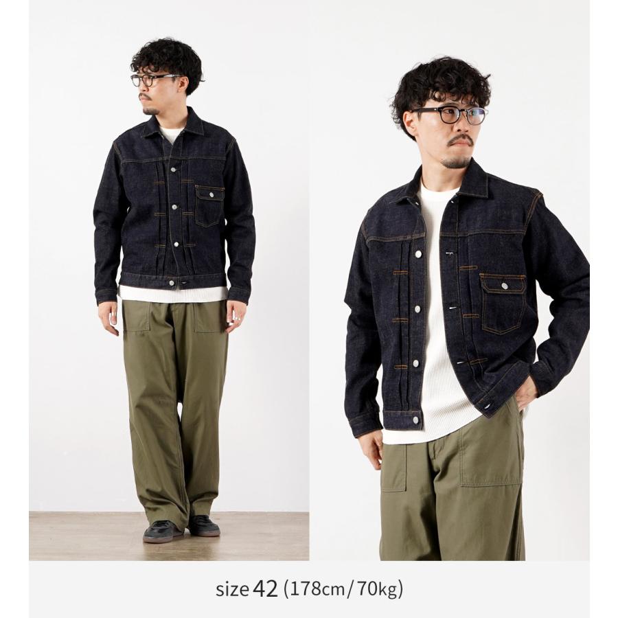 Blue refabric（ブルーリファブリック） モンスター デニムジャケット 1st型 17oz セルヴィッチ 日本製 / メンズ ファースト Gジャン |  | 03