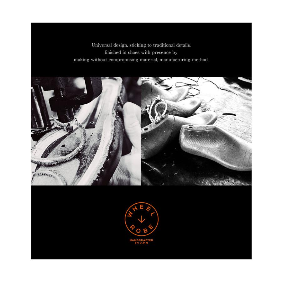 WHEEL ROBE（ウィールローブ） ヘビーステッチング モックトゥ スウェード シューズ / Uチップ / スーパーバック / メンズ / 日本製 | WHEEL ROBE | 07