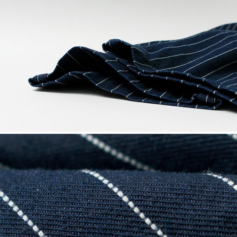 Blue refabric（ブルーリファブリック） ピンヘッドストライプ ワイドテーパード ヴィンテージ チノ 日本製 / メンズ | JAPAN BLUE JEANS | 05