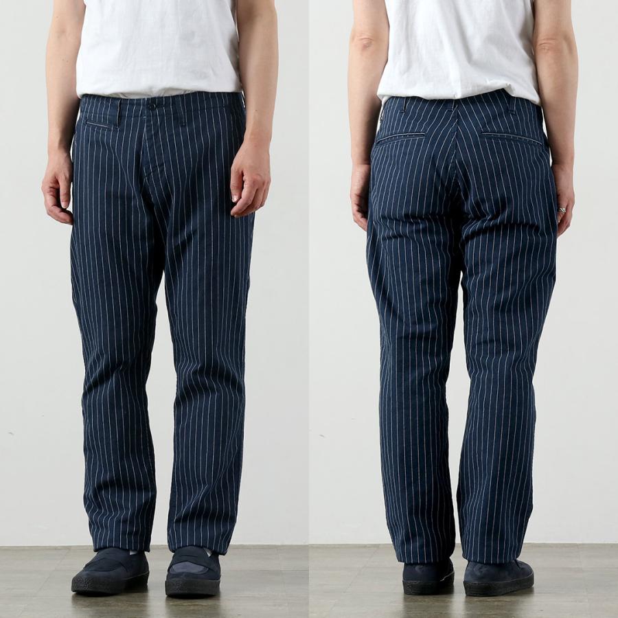 Blue refabric（ブルーリファブリック） ピンヘッドストライプ ワイドテーパード ヴィンテージ チノ 日本製 / メンズ | JAPAN BLUE JEANS | 13