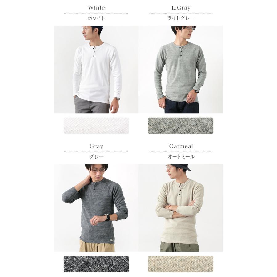 KEPANI（ケパニ） ラフィー スパン フライス ヘンリーネック ロングスリーブTEE / 長袖 / 無地 / ラグラン / メンズ / 日本製 | Kepani | 05