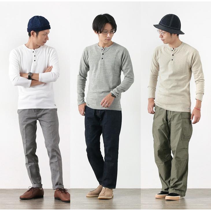 KEPANI（ケパニ） ラフィー スパン フライス ヘンリーネック ロングスリーブTEE / 長袖 / 無地 / ラグラン / メンズ / 日本製 | Kepani | 15
