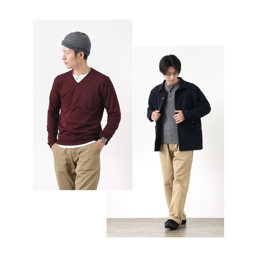 KEPANI（ケパニ） ラフィー スパン フライス ヘンリーネック ロングスリーブTEE / 長袖 / 無地 / ラグラン / メンズ / 日本製 | Kepani | 10