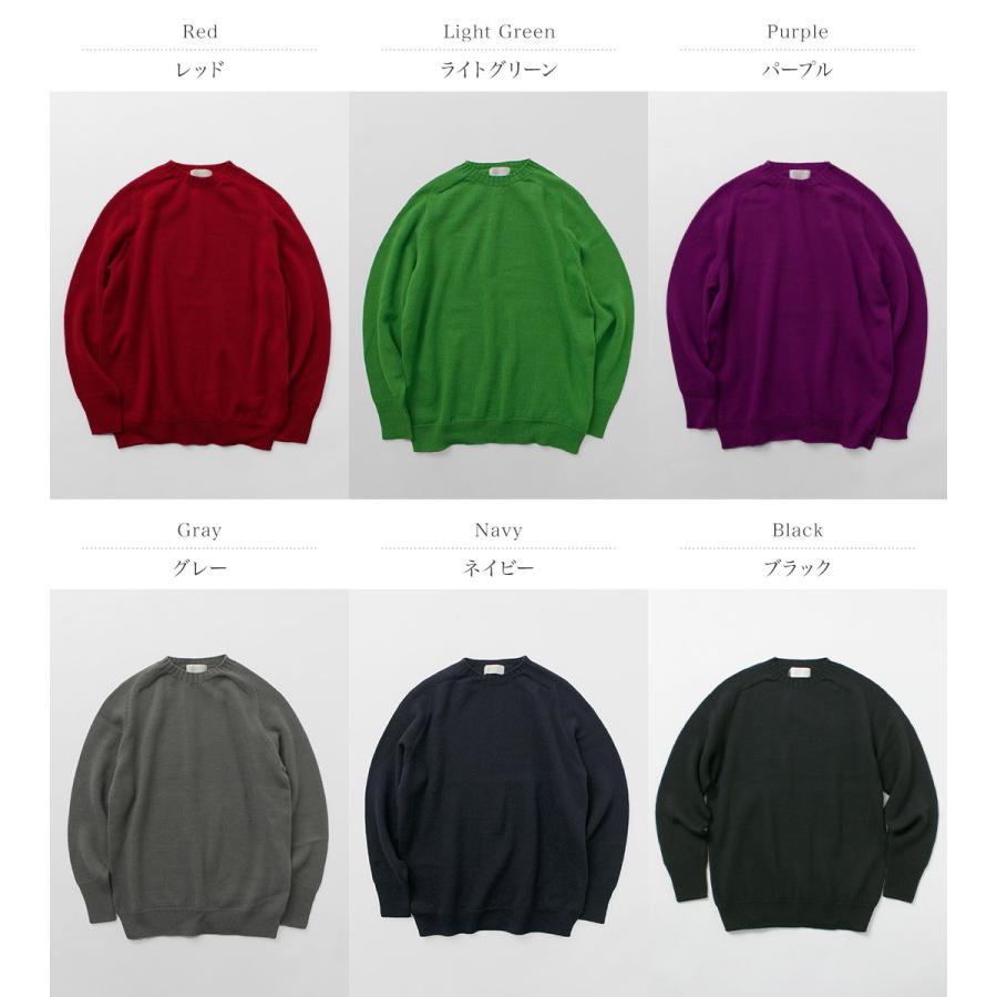 SOGLIA（ソリア） ウィナーズ シームレス クルーネックニット / メンズ レディース ユニセックス セーター メリノウール 日本製 | SOGLIA | 14