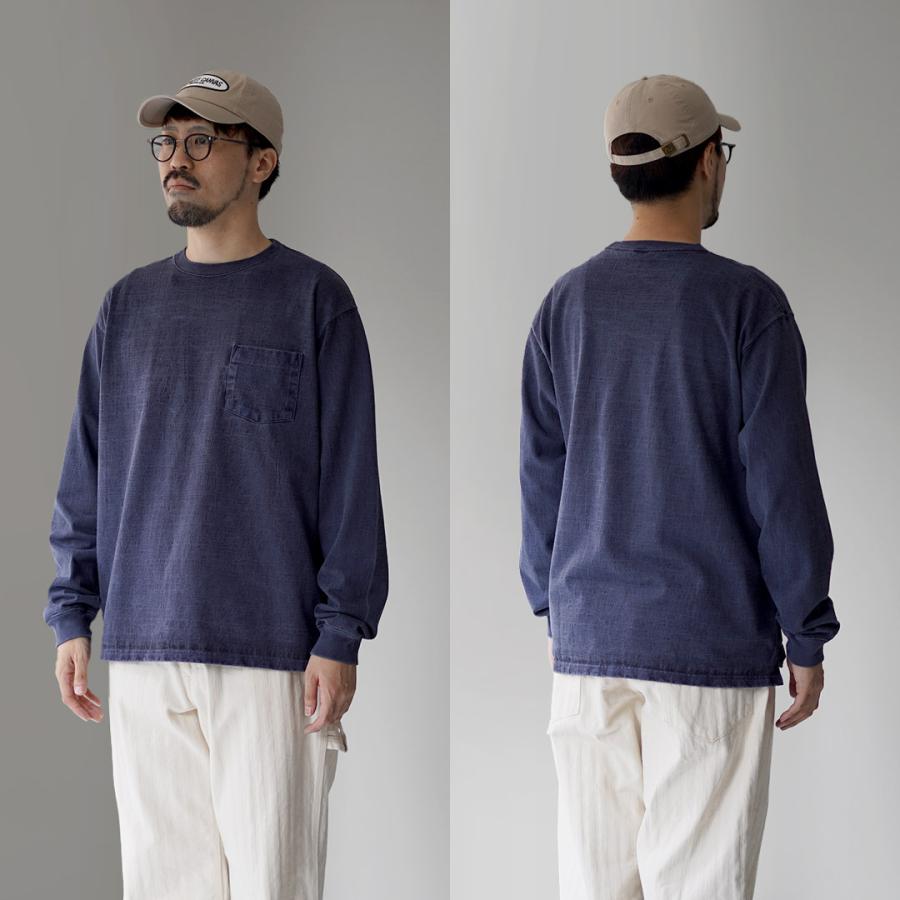 GOOD ON（グッドオン） 別注 ヘビー セットインスリーブ 長袖 ポケットTシャツ / メンズ 無地 9オンス | GOOD ON | 23