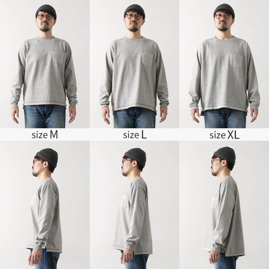 GOOD ON（グッドオン） 別注 ヘビー セットインスリーブ 長袖 ポケットTシャツ / メンズ 無地 9オンス | GOOD ON | 24