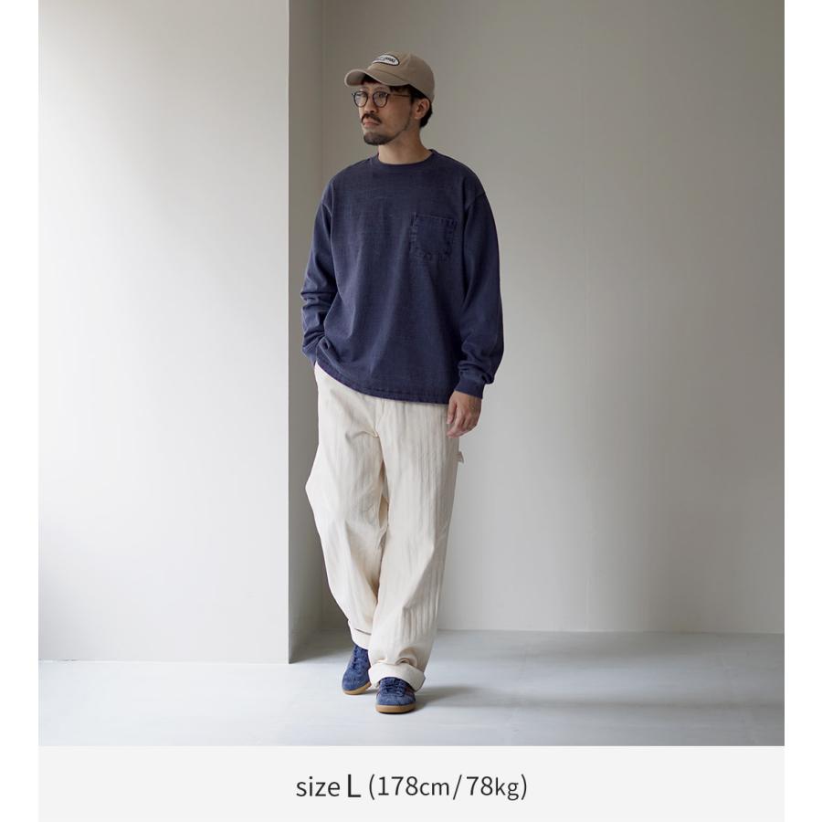 GOOD ON（グッドオン） 別注 ヘビー セットインスリーブ 長袖 ポケットTシャツ / メンズ 無地 9オンス | GOOD ON | 15