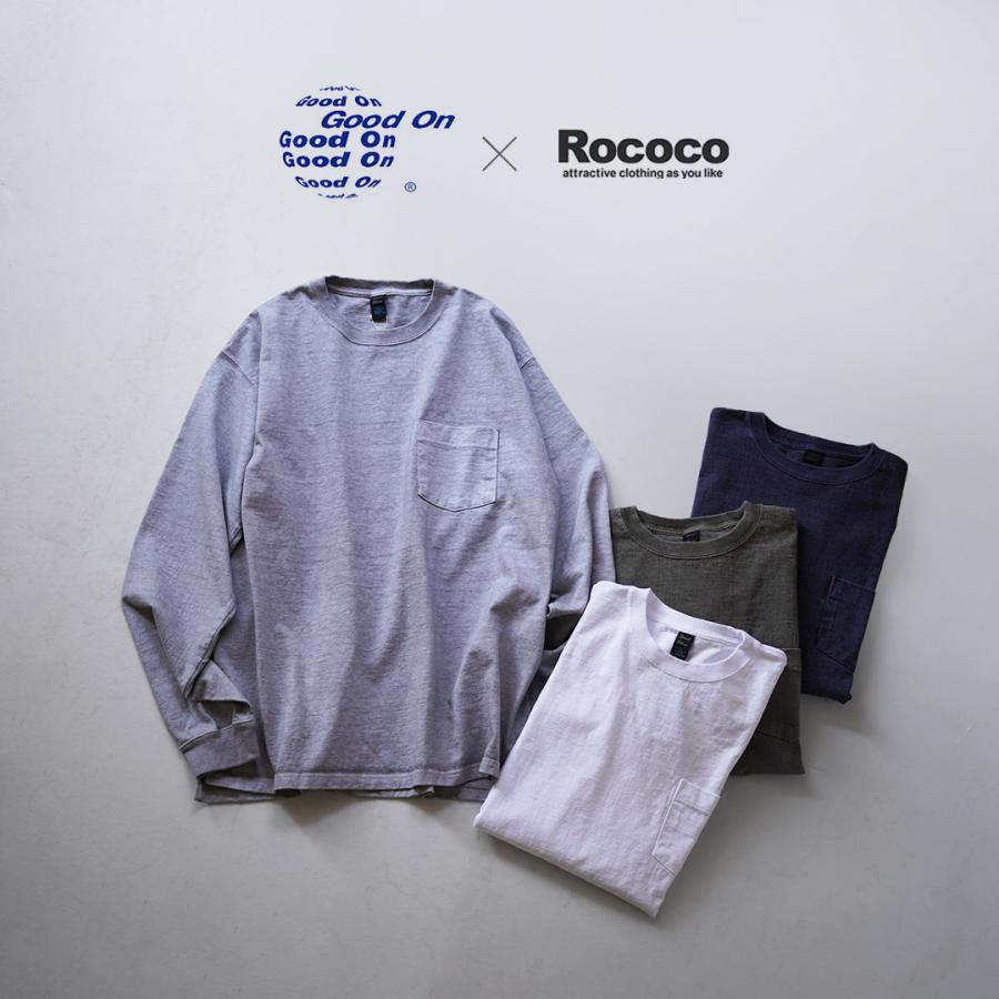 GOOD ON（グッドオン） 別注 ヘビー セットインスリーブ 長袖 ポケットTシャツ / メンズ 無地 9オンス | GOOD ON | 17