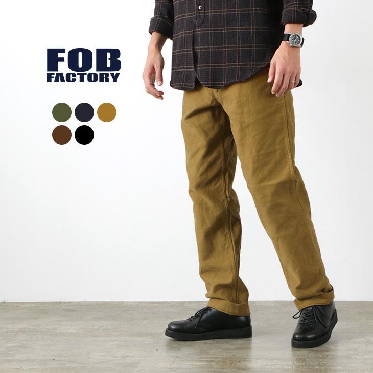 FOB FACTORY（FOBファクトリー） F0491 モールスキン トラウザー / メンズ / テーパード パンツ05