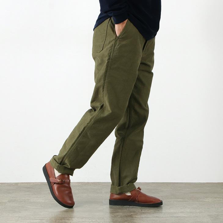 【美品】エフオービーファクトリー　モールスキントラウザー・テーパード・LL FOB FACTORY（FOBファクトリー） モールスキン トラウザー