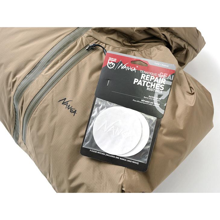 NANGA（ナンガ） NANGA×GEAR AID リペア パッチ / 3枚セット / 補修 修理 / メンテナンス / テネシアステープ | NANGA | 09