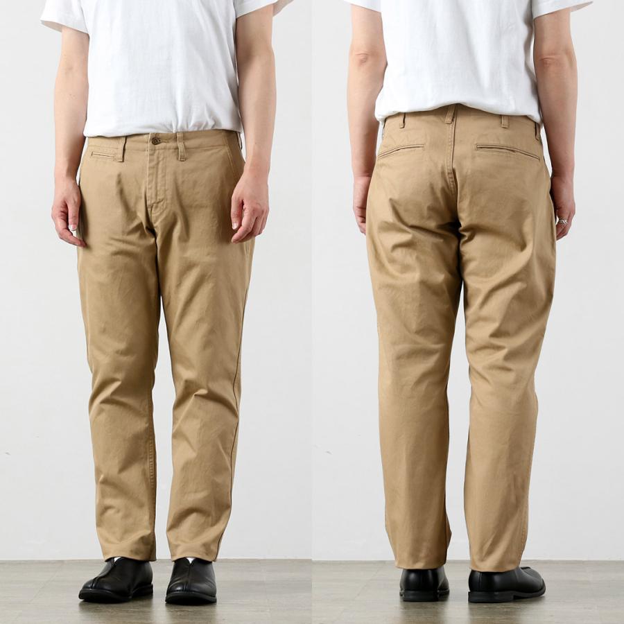 Blue refabric（ブルーリファブリック） 40/3ハイカウントツイル ワイドテーパード ヴィンテージ チノ 日本製 / メンズ |  | 13