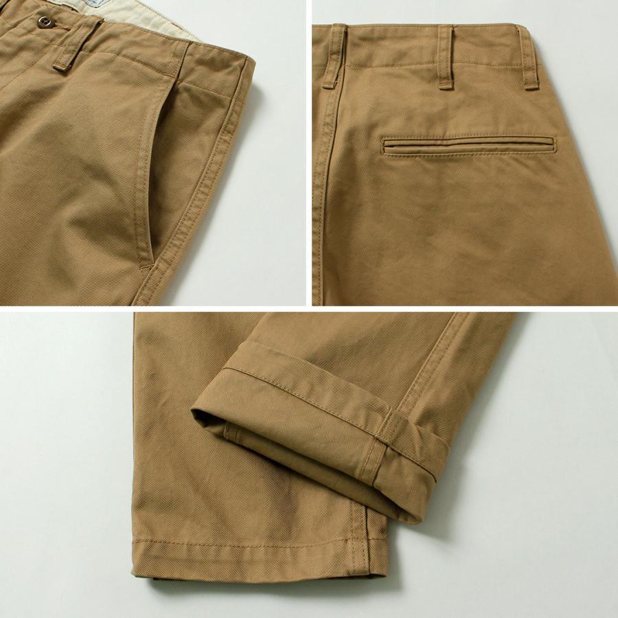 Blue refabric（ブルーリファブリック） 40/3ハイカウントツイル ワイドテーパード ヴィンテージ チノ 日本製 / メンズ |  | 15