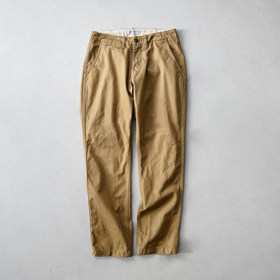 Blue refabric（ブルーリファブリック） 40/3ハイカウントツイル ワイドテーパード ヴィンテージ チノ 日本製 / メンズ |  | 04