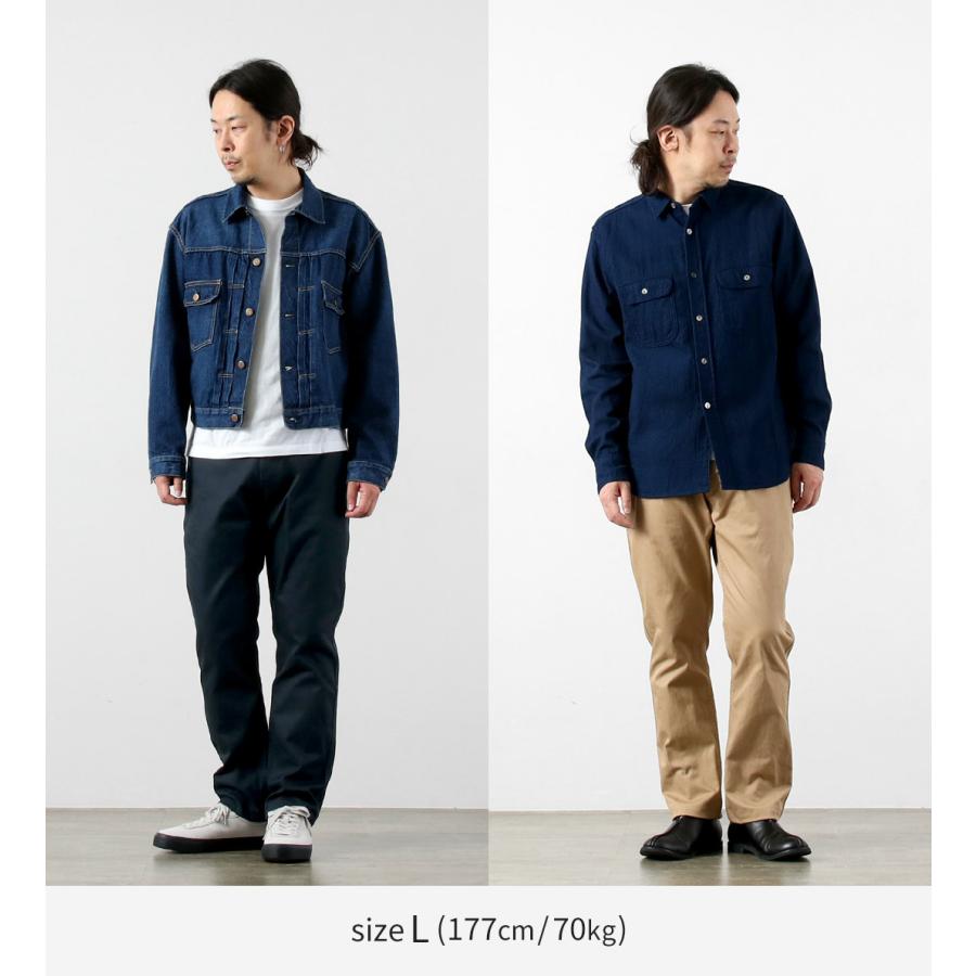 Blue refabric（ブルーリファブリック） 40/3ハイカウントツイル ワイドテーパード ヴィンテージ チノ 日本製 / メンズ |  | 05