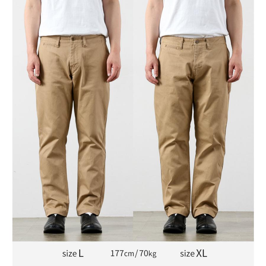 Blue refabric（ブルーリファブリック） 40/3ハイカウントツイル ワイドテーパード ヴィンテージ チノ 日本製 / メンズ |  | 06