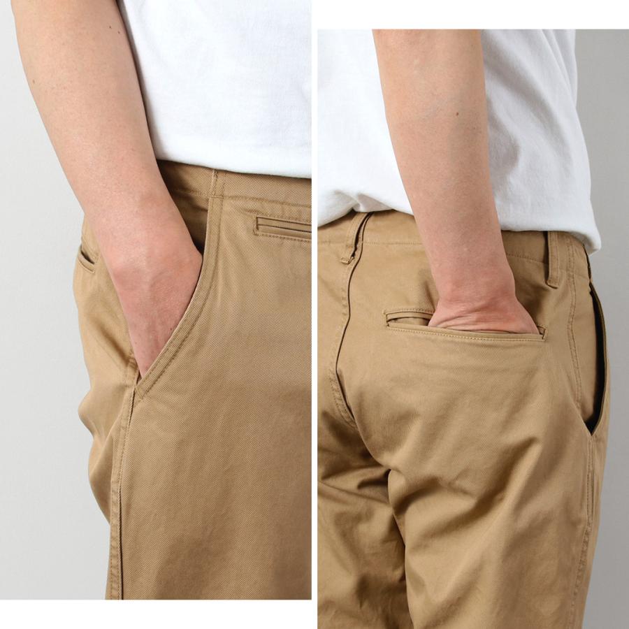Blue refabric（ブルーリファブリック） 40/3ハイカウントツイル ワイドテーパード ヴィンテージ チノ 日本製 / メンズ |  | 11