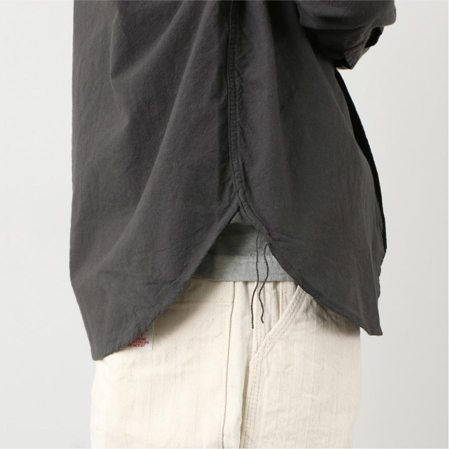 FOB FACTORY（FOBファクトリー） F3464 ダイ バンドカラー シャツ / メンズ トップス 長袖 | FOB FACTORY | 16