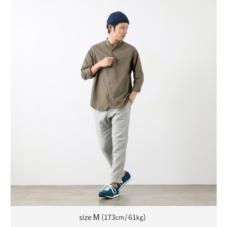 FOB FACTORY（FOBファクトリー） F3464 ダイ バンドカラー シャツ / メンズ トップス 長袖 | FOB FACTORY | 09