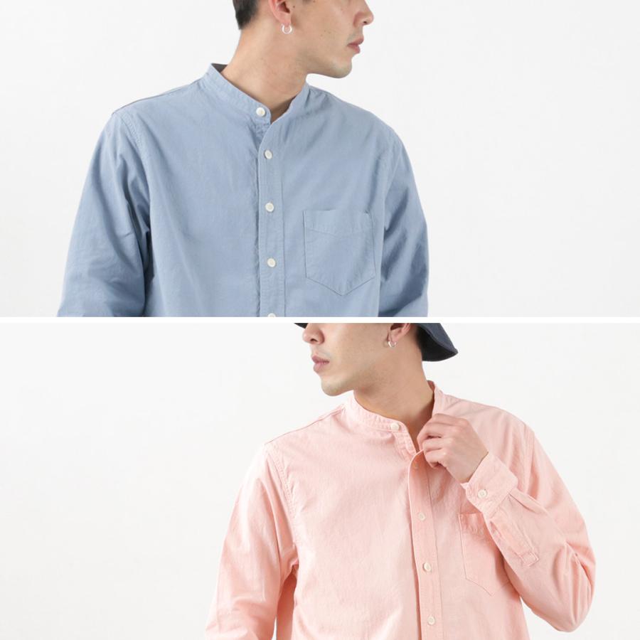 FOB FACTORY（FOBファクトリー） F3464 ダイ バンドカラー シャツ / メンズ トップス 長袖 | FOB FACTORY | 11