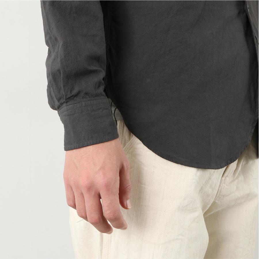 FOB FACTORY（FOBファクトリー） F3464 ダイ バンドカラー シャツ / メンズ トップス 長袖 | FOB FACTORY | 15