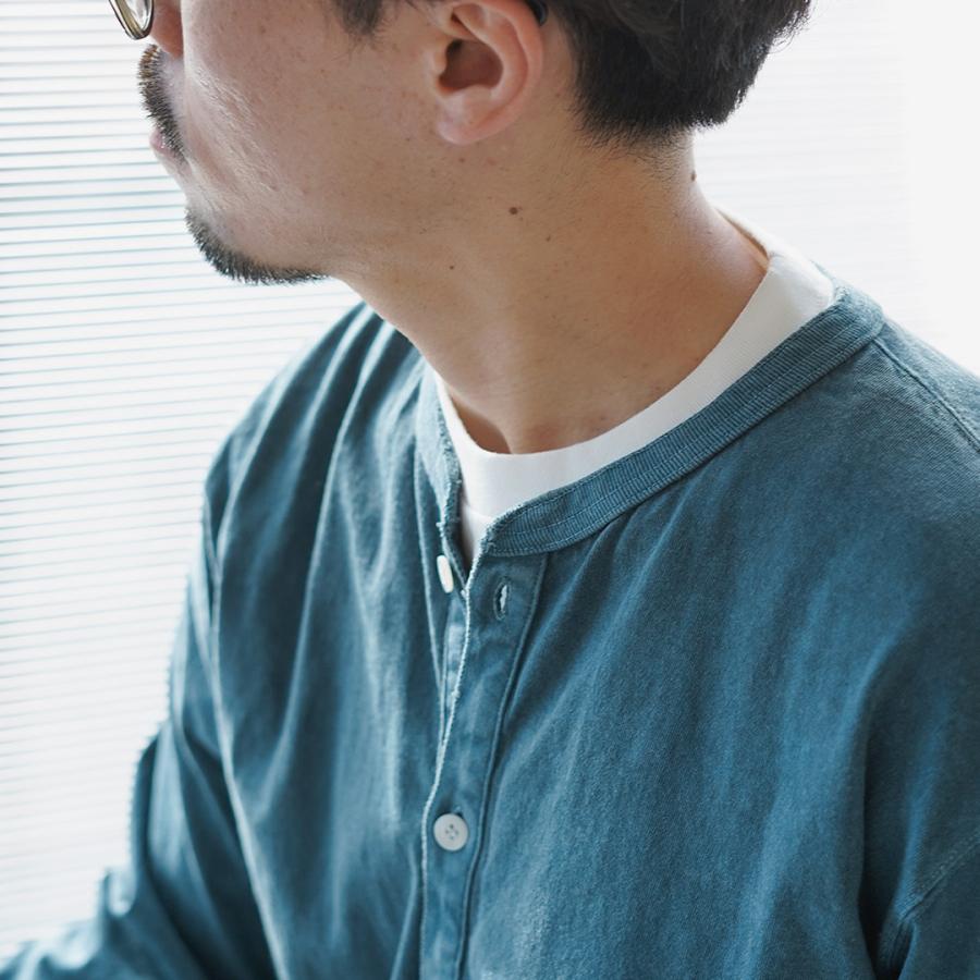 GOOD ON（グッドオン） クルーネック TEE カーディガン / メンズ 羽織 無地 綿100％ USAコットン 日本製 薄手 ピグメントダイ | GOOD ON | 14