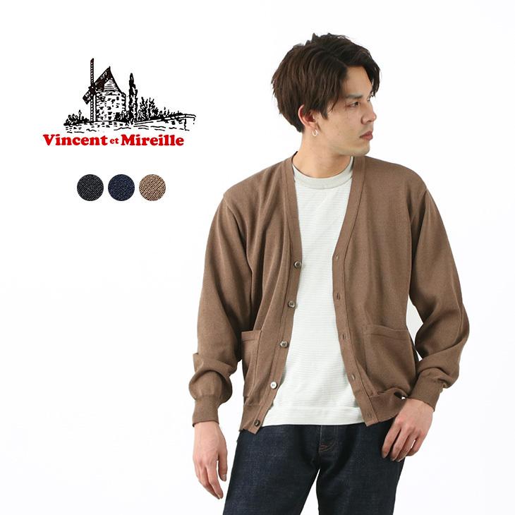 おすすめ Vincent Et Mireille ヴァンソン エ ミレイユ 和紙 ポリエステル Vネック カーディガン メンズ 日本製 Rococo メンズ ファッション 通販 Paypayモール 手数料安い Www Skylanceronline Com