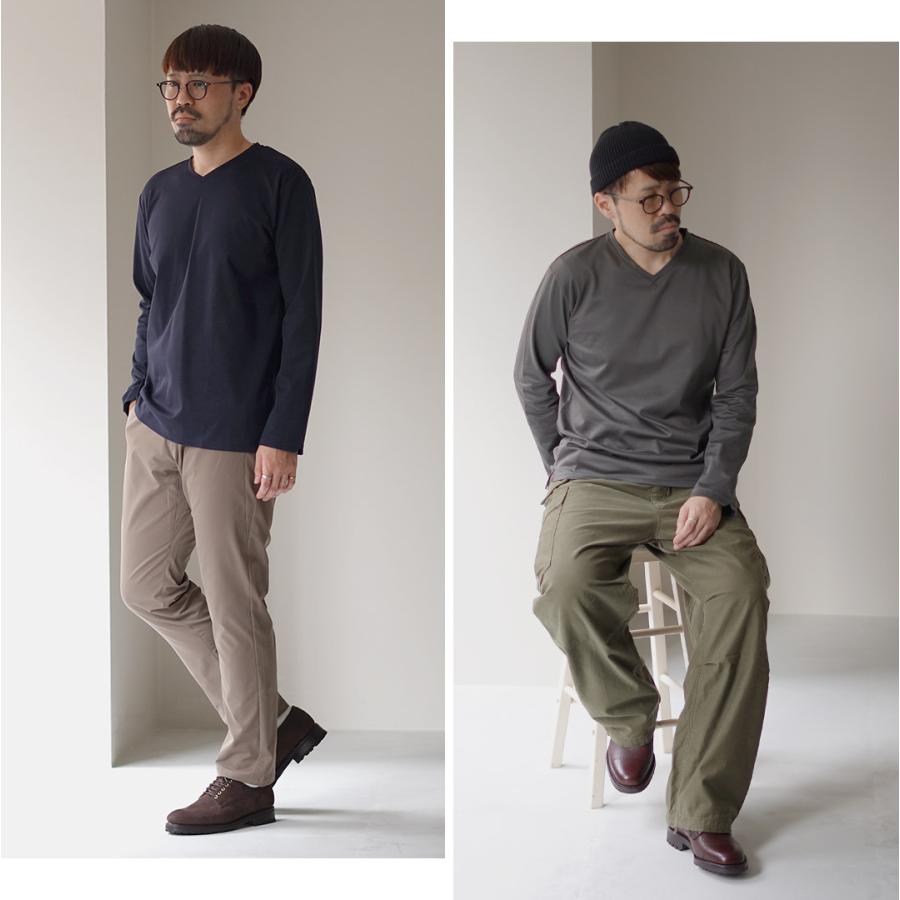 RE MADE IN TOKYO JAPAN（アールイー） 東京メイド Vネック ロングスリーブ ドレスTシャツ 5721A-CT / 長袖 メンズ ロンT | Re made in tokyo japan | 16
