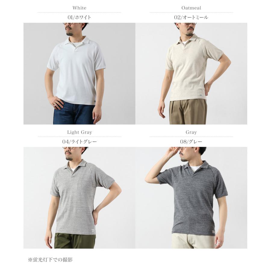KEPANI（ケパニ） ラフィー スパン フライス / ポロシャツ メンズ 半袖 無地 ストレッチ 日本製 ラグランスリーブ Skipper | Kepani | 05