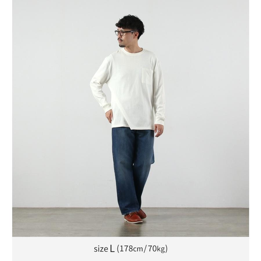 GOHEMP（ゴーヘンプ） 10oz ローポケット Tシャツ / メンズ 長袖 ロンT 無地 オーガニックコットン LOW PK TEE 10oz JERSEY | GOHEMP | 07