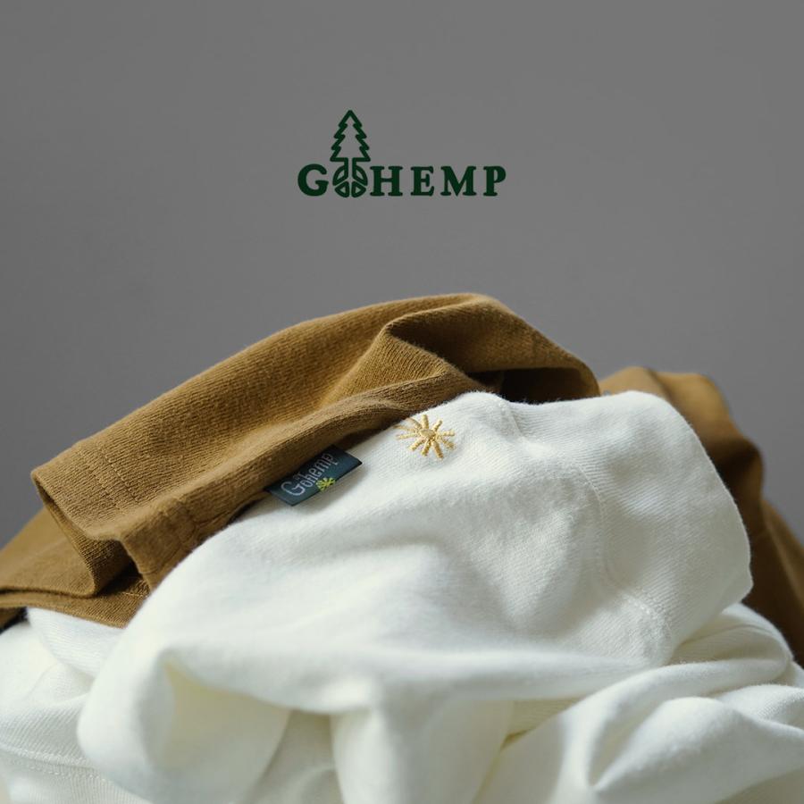 GOHEMP（ゴーヘンプ） 10oz ローポケット Tシャツ / メンズ 長袖 ロンT 無地 オーガニックコットン LOW PK TEE 10oz JERSEY | GOHEMP | 09