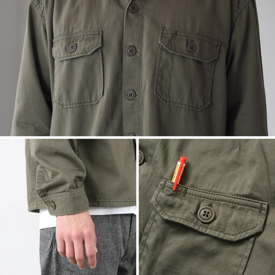 JAPAN BLUE JEANS（ジャパンブルージーンズ） 別注 ミリタリーフィールドシャツ / ミリタリー シャツジャケット メンズ | JAPAN BLUE JEANS | 09