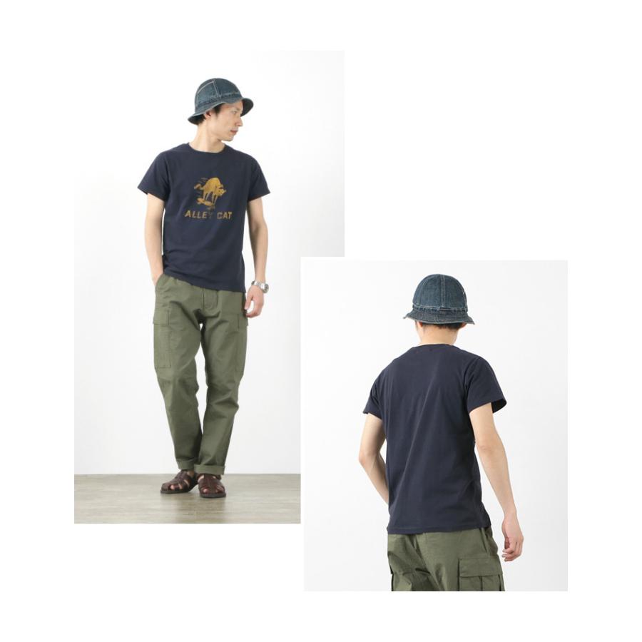 REMI RELIEF（レミレリーフ） LW加工Tシャツ (ALLEY CAT) / メンズ / 半袖 / プリント / 日本製｜rococo｜11