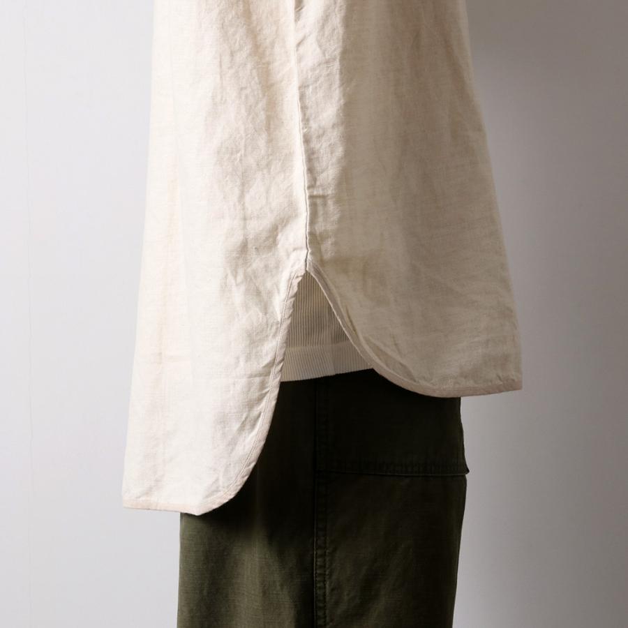 KEMA DESIGNS（ケマデザインズ） リネンコットンクロス ヘンリーネックTシャツ/ 麻 メンズ ハーフ 七分袖 日本製 | kema designs | 13