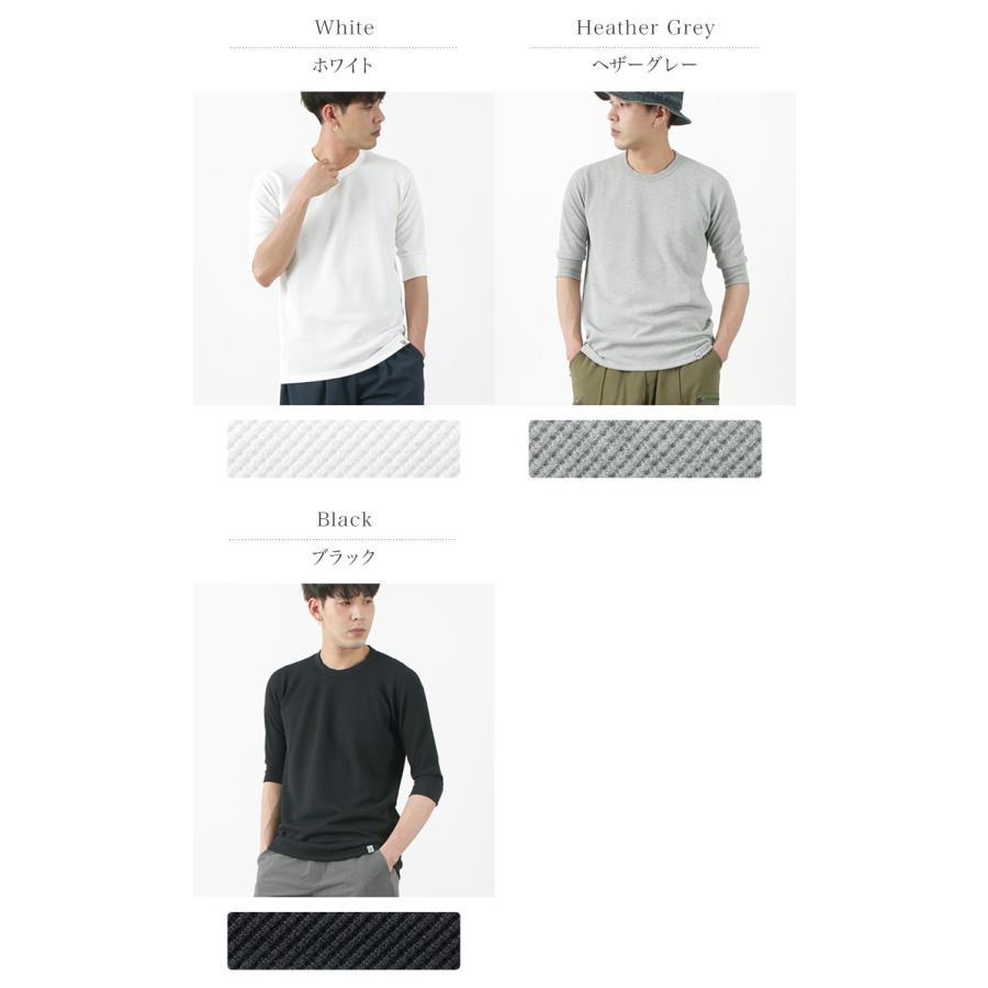 RAG（ラグ） クイックドライワッフル フラットシーマ ハーフスリーブ Tシャツ / メンズ / 五分袖 / サーマル / インナー / 日本製 | RAG | 04