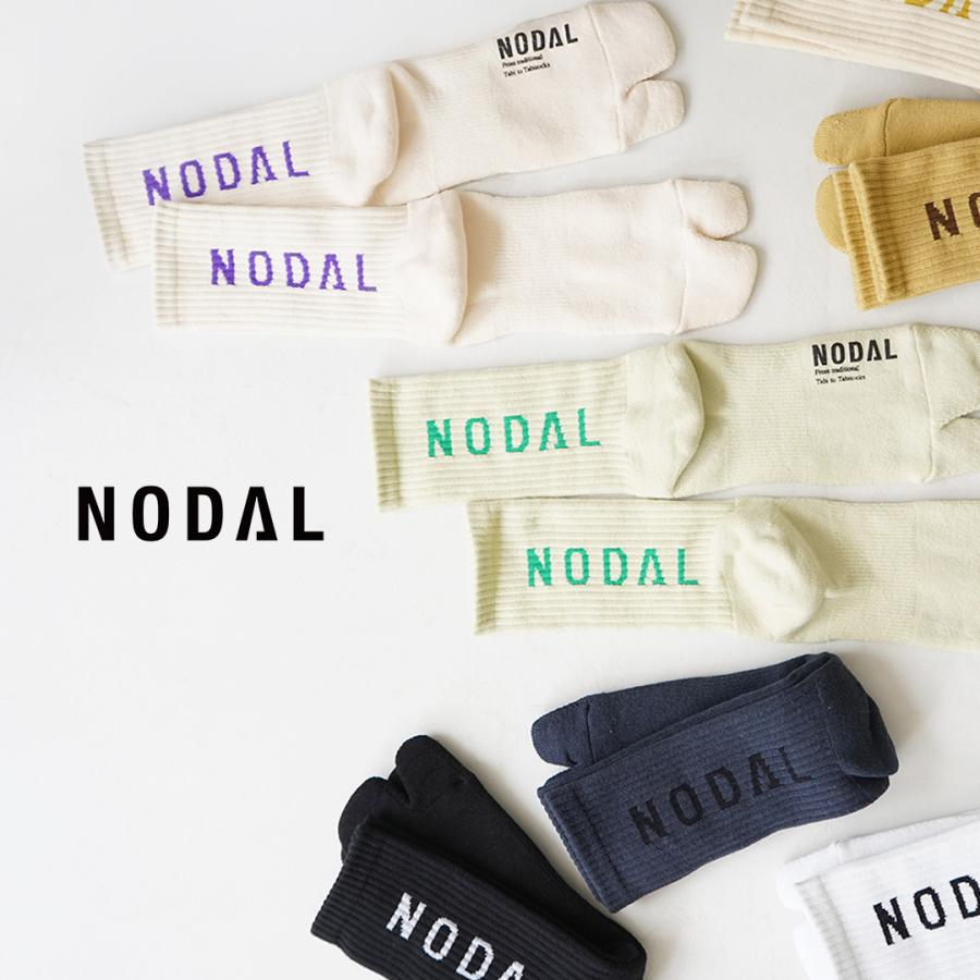 NODAL（ノーダル） ノーダル ロゴソックス / 靴下 足袋 クルー メンズ レディース 抗菌 防臭 日本製 | NODAL
