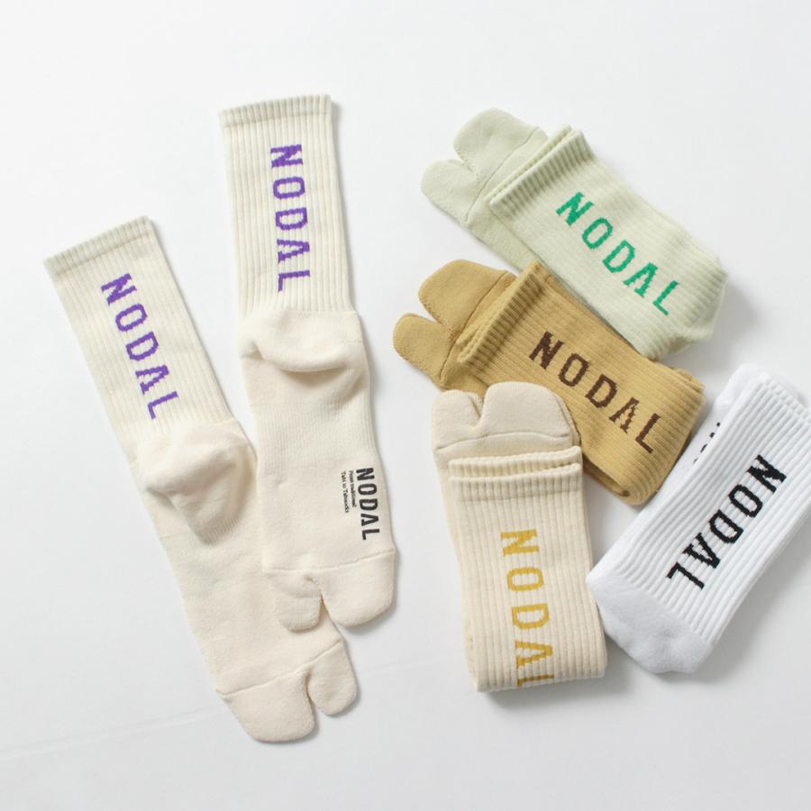 NODAL（ノーダル） ノーダル ロゴソックス / 靴下 足袋 クルー メンズ レディース 抗菌 防臭 日本製 | NODAL | 10